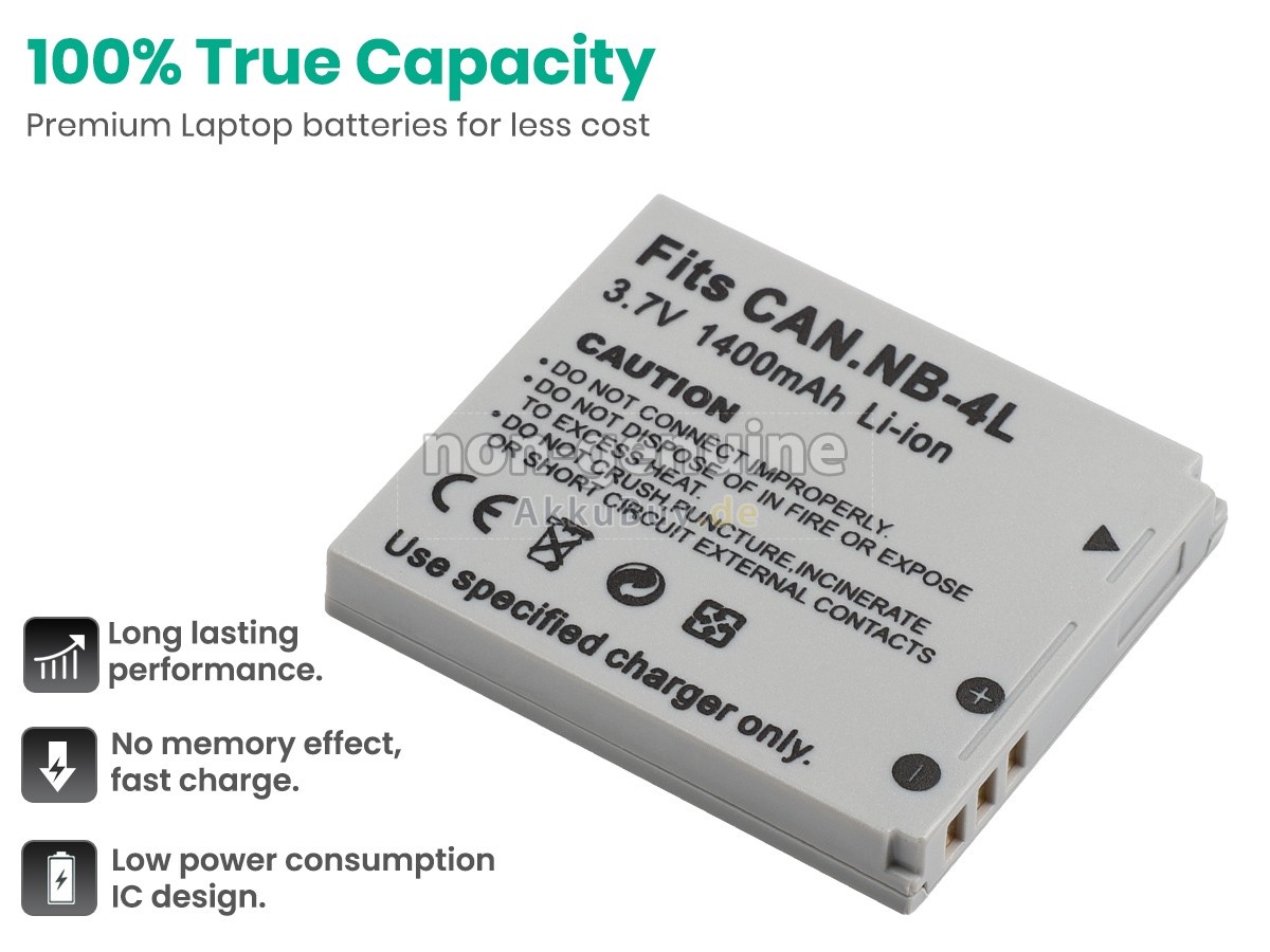 Canon DIGITAL IXUS WIRELESS Ersatzakku