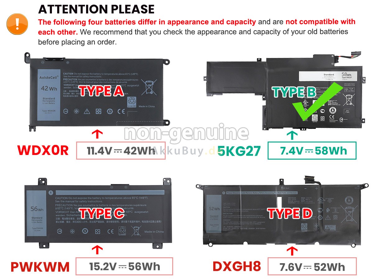 Dell Inspiron 14 7000 Ersatzakku