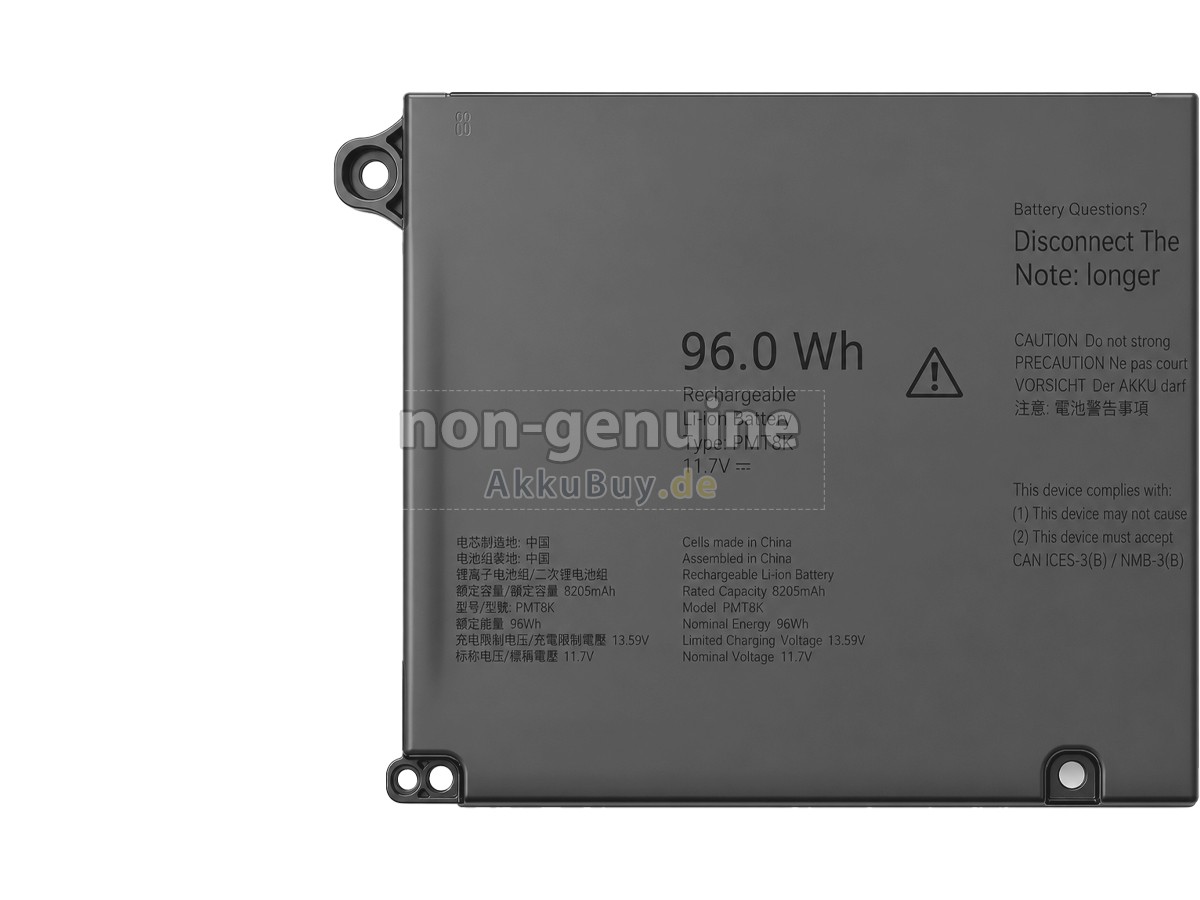 Dell Alienware 16 AURORA Ersatzakku