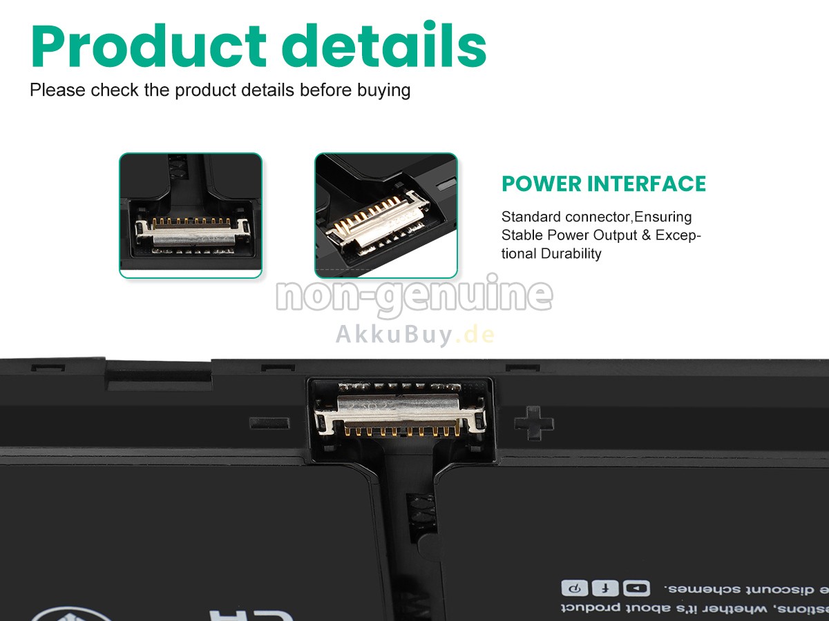 Dell P106F Ersatzakku