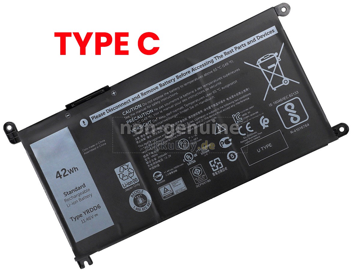 Dell Inspiron 13 7000 2-IN-1 Ersatzakku