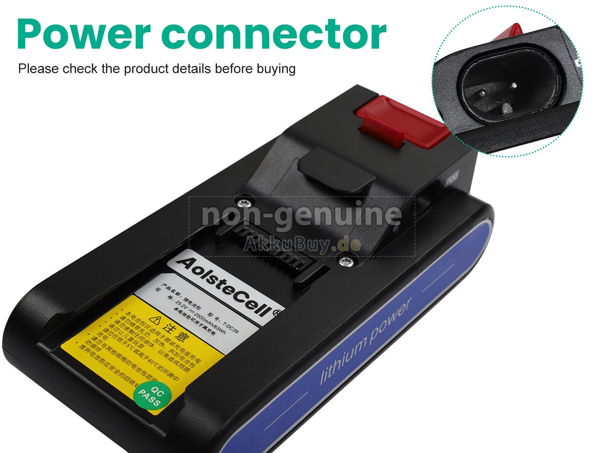 DeLonghi XLM 510.GRG Ersatzakku