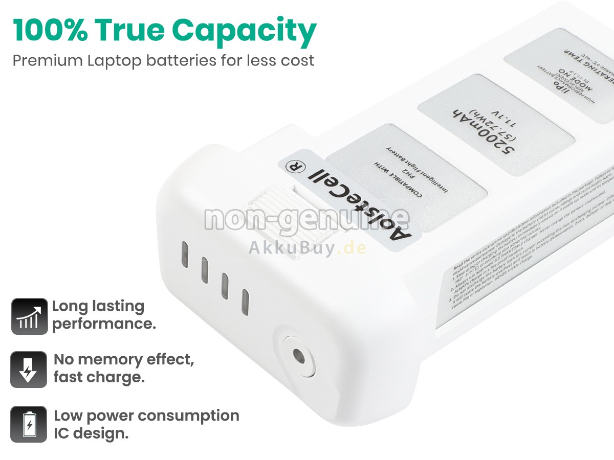 DJI 733496-5200MAH-11.1V Ersatzakku