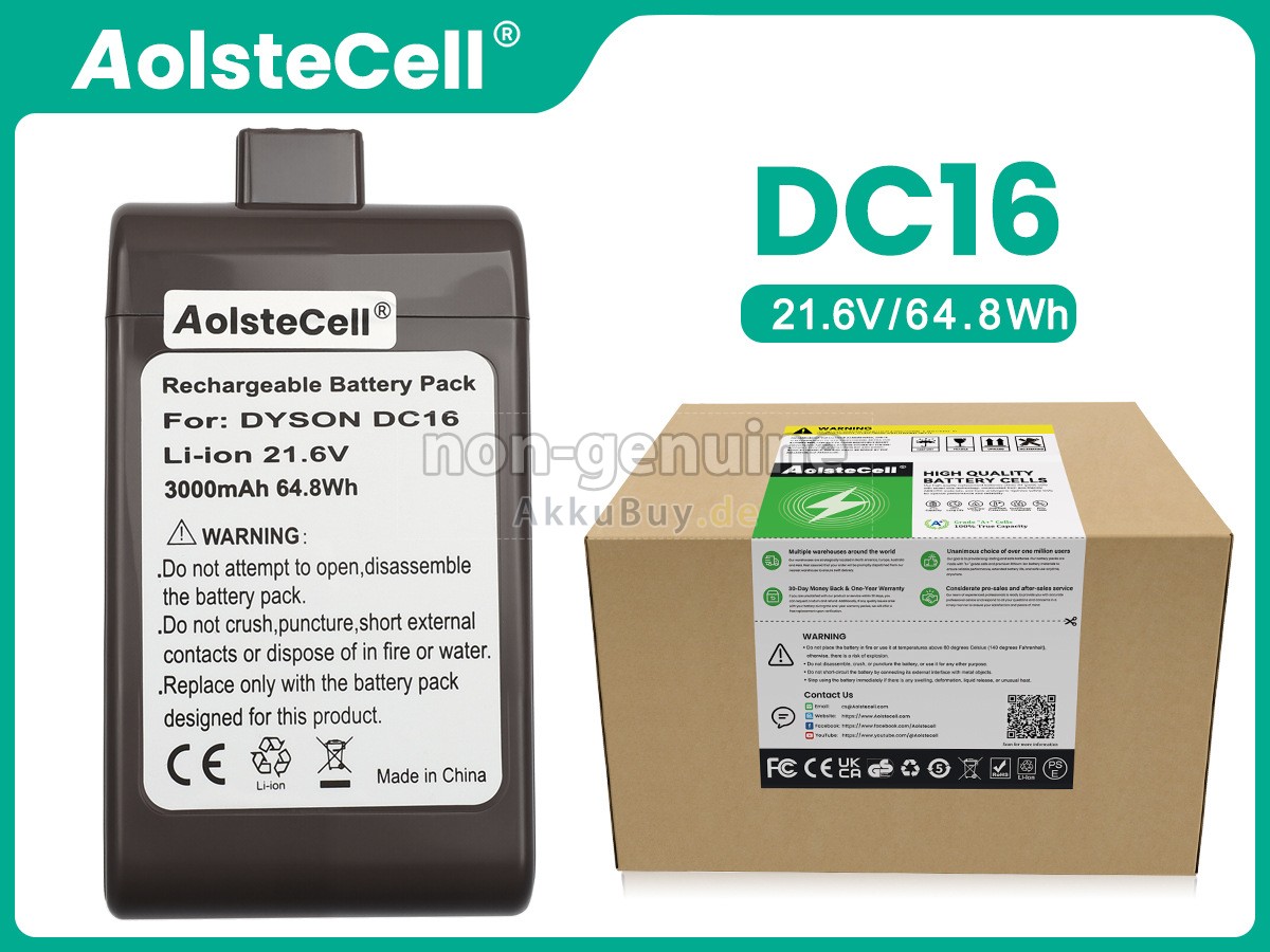 Dyson DC16 ANIMAL HANDHELD VACUUM CLEANER Ersatzakku