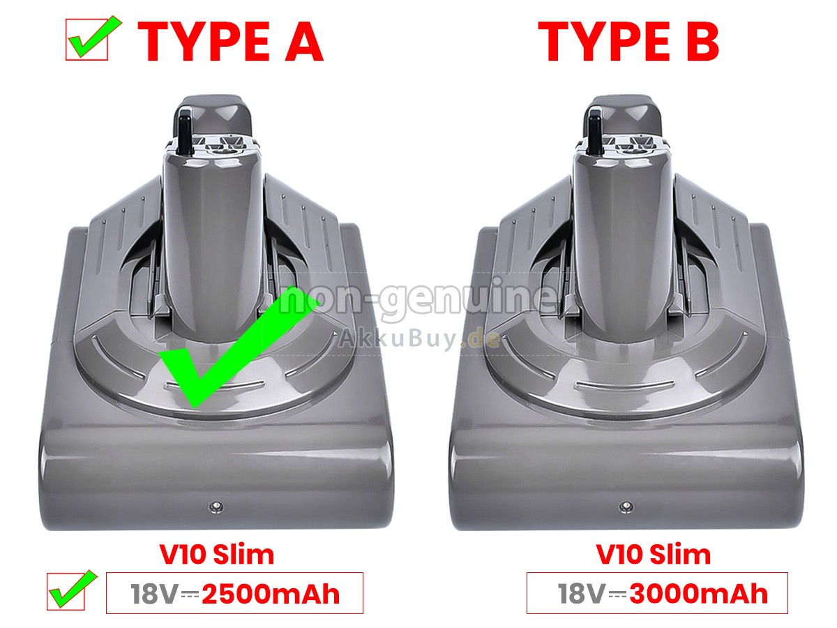 Dyson V10-18V Ersatzakku