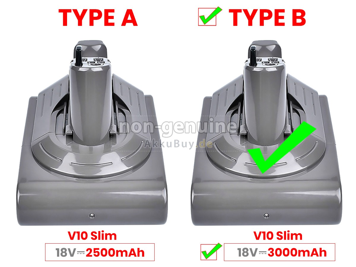 Dyson V10-18V Ersatzakku