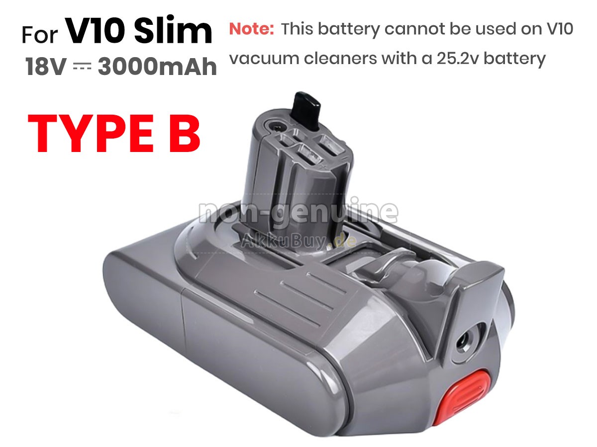 Dyson V10-18V Ersatzakku