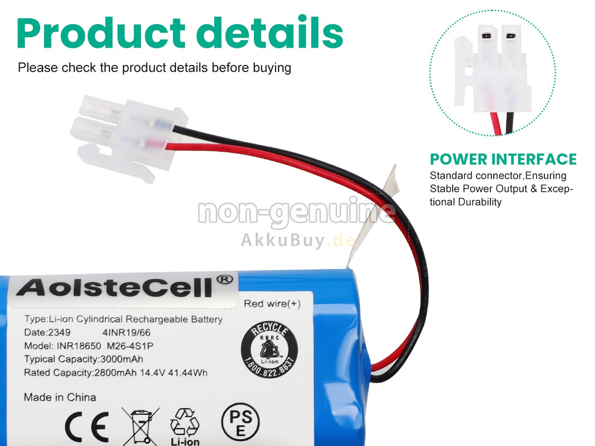 Ecovacs CEN640 Ersatzakku