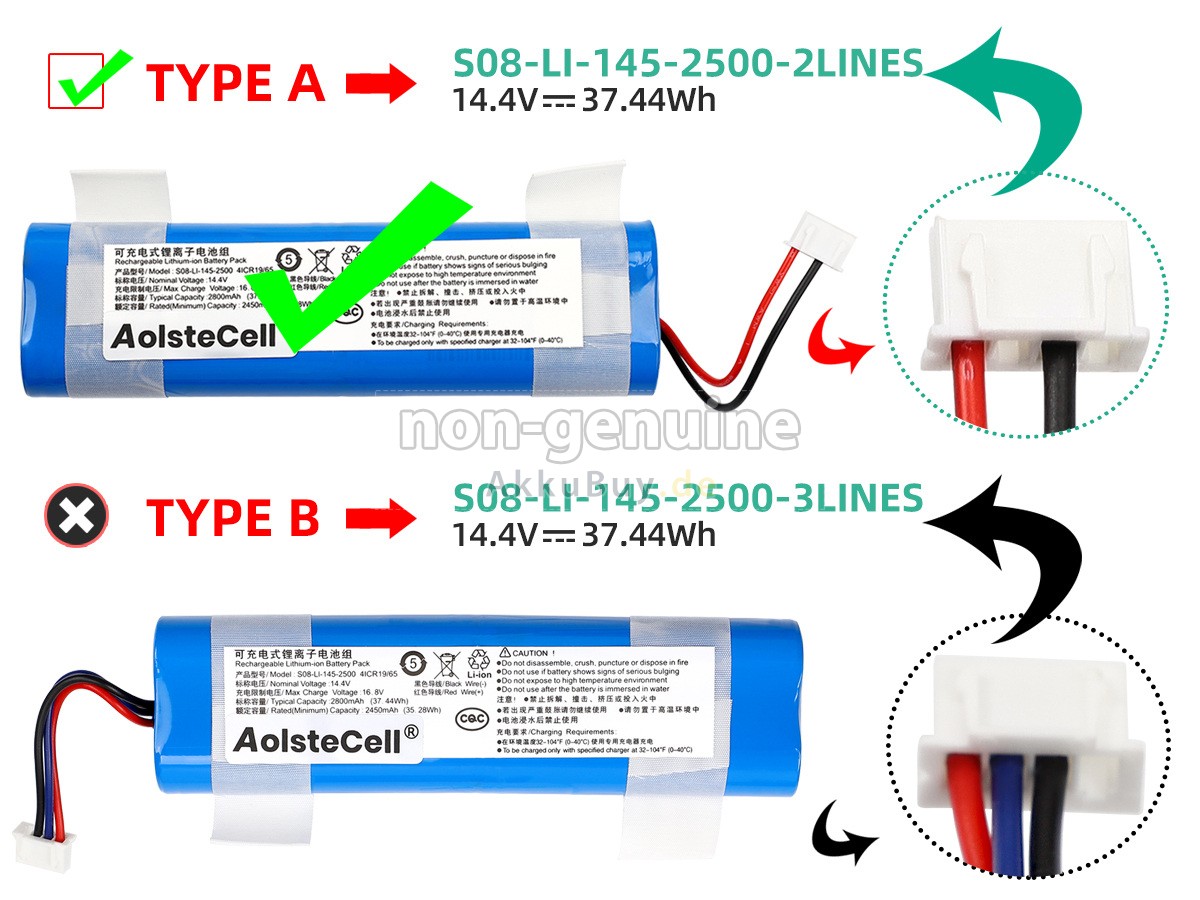 Ecovacs DN55 Ersatzakku