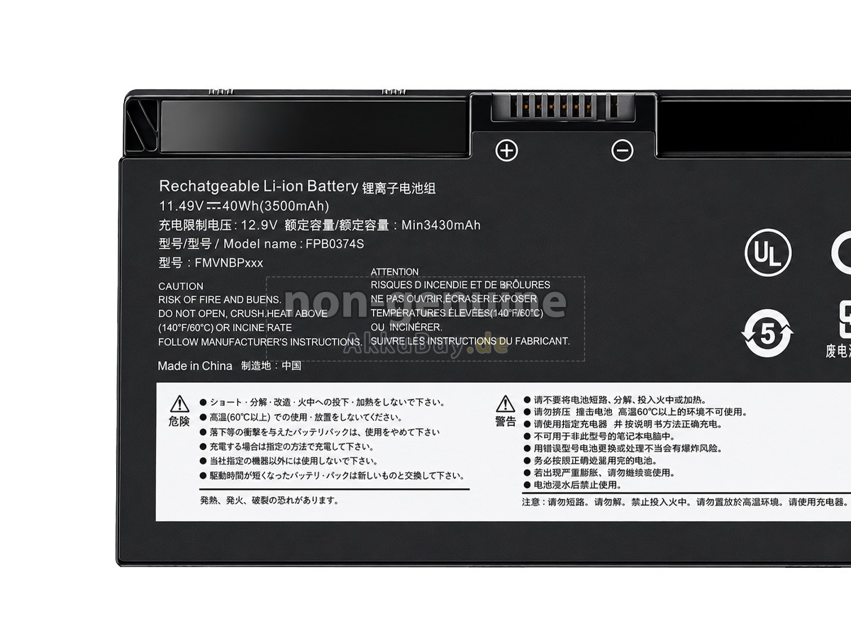 Fujitsu FPB0374S Ersatzakku