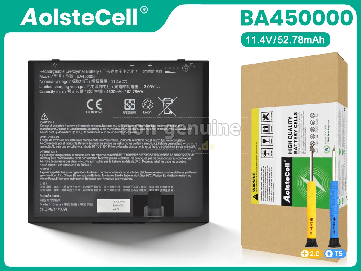 Getac BA450000(3ICP6/44/109) Ersatzakku