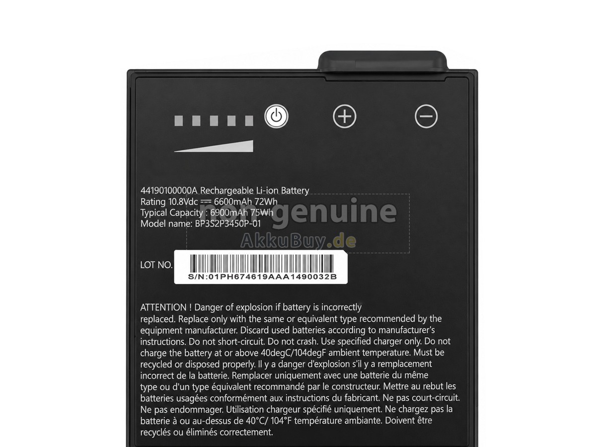 Getac BP3S2P3450P-01 Ersatzakku