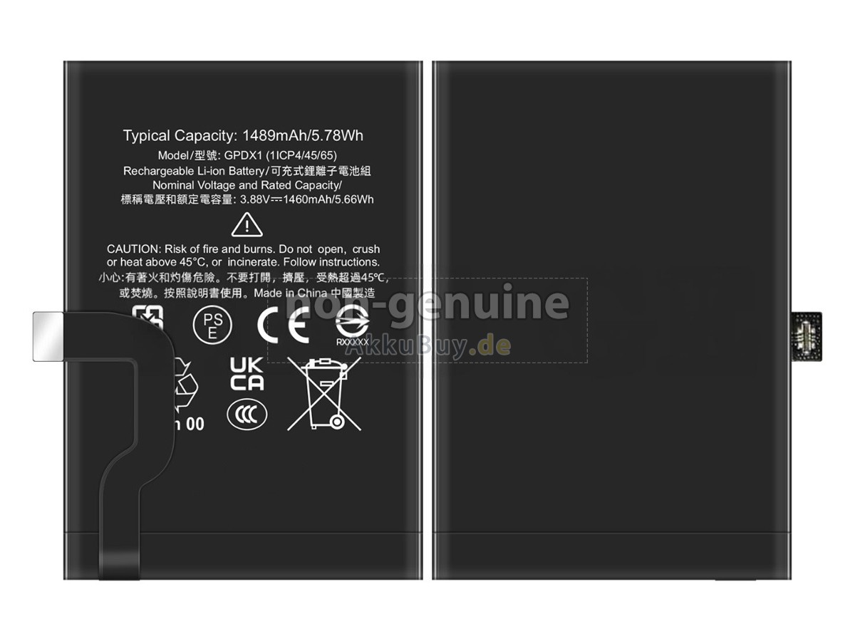 Google PIXEL FOLD Ersatzakku