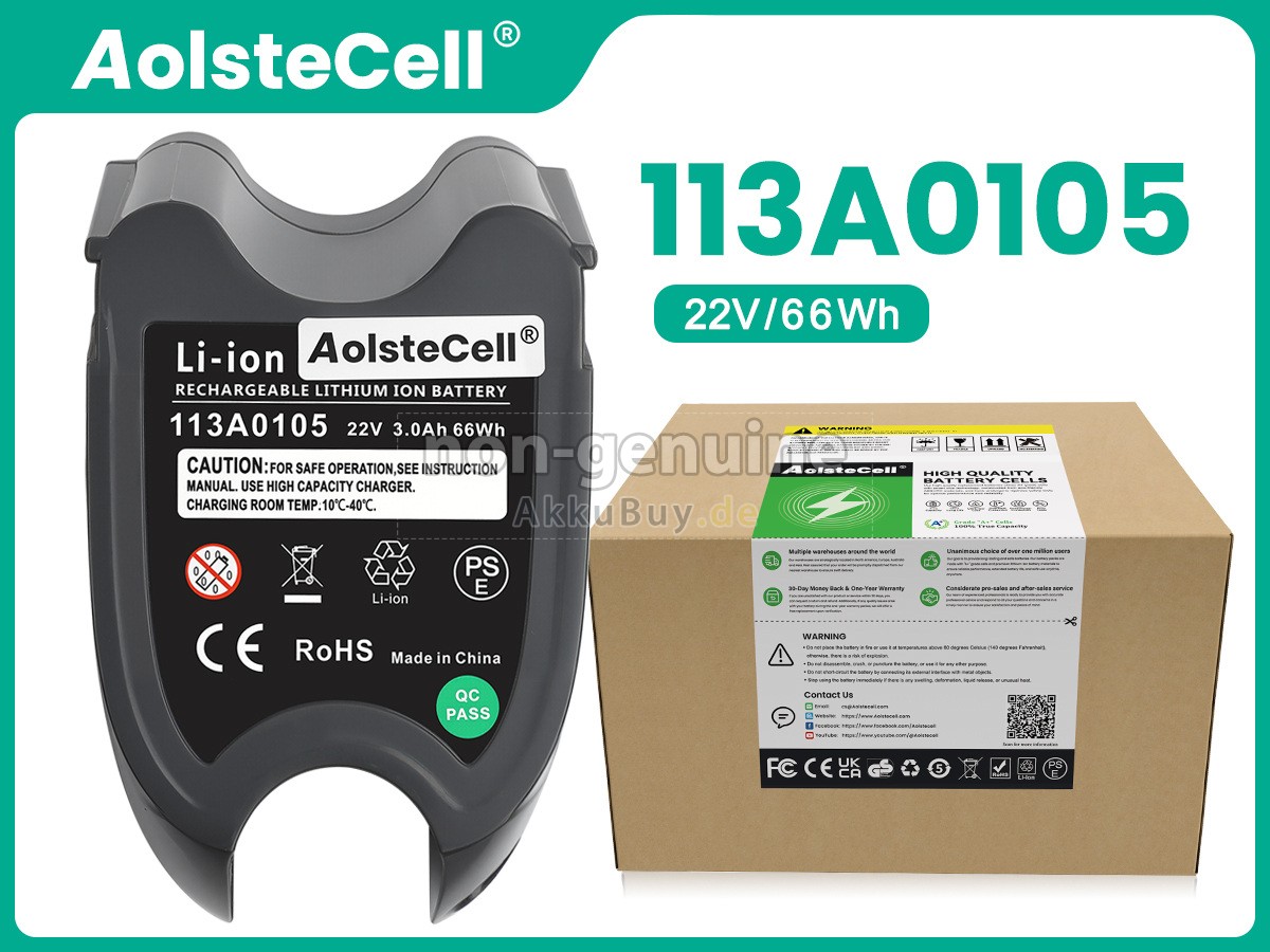 Gtech ATF006 Ersatzakku