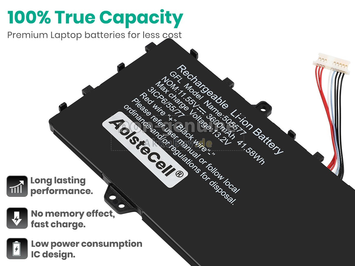 Haier 505577 Ersatzakku