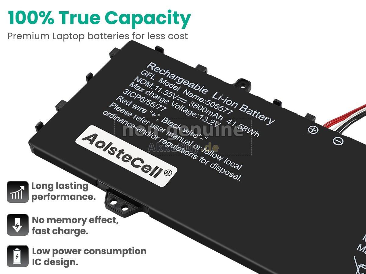 Haier 505577 Ersatzakku