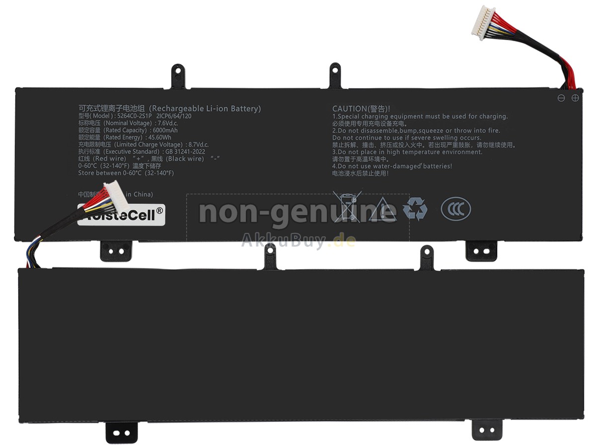 Haier 5264C0-2S1P Ersatzakku