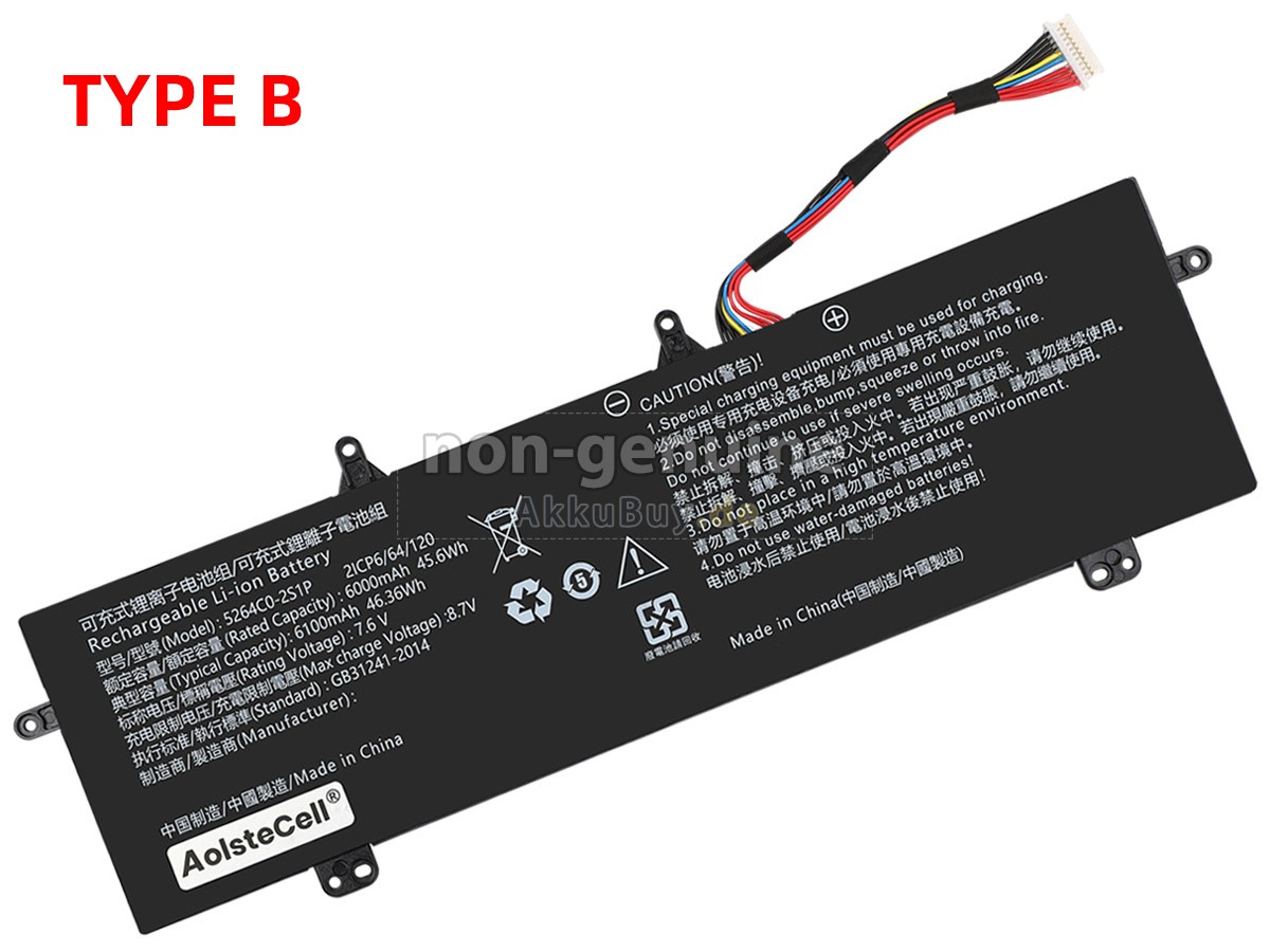 Haier 5264C0-2S1P Ersatzakku