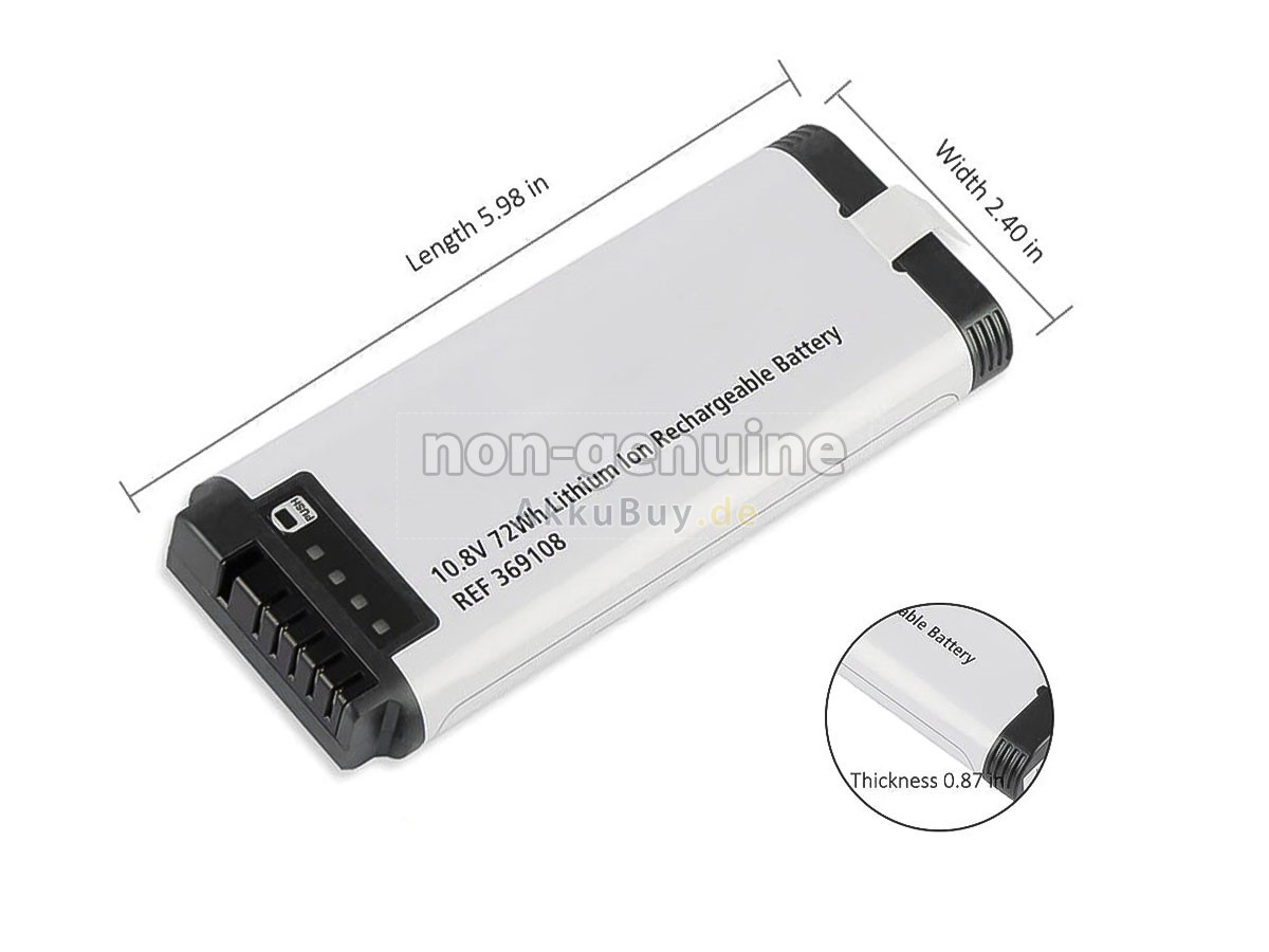 Hamilton C1 Ersatzakku