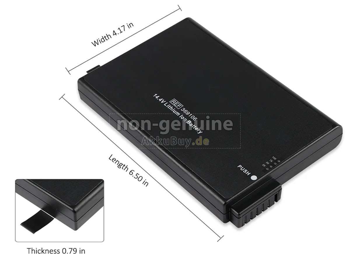 Hamilton REF369106 Ersatzakku