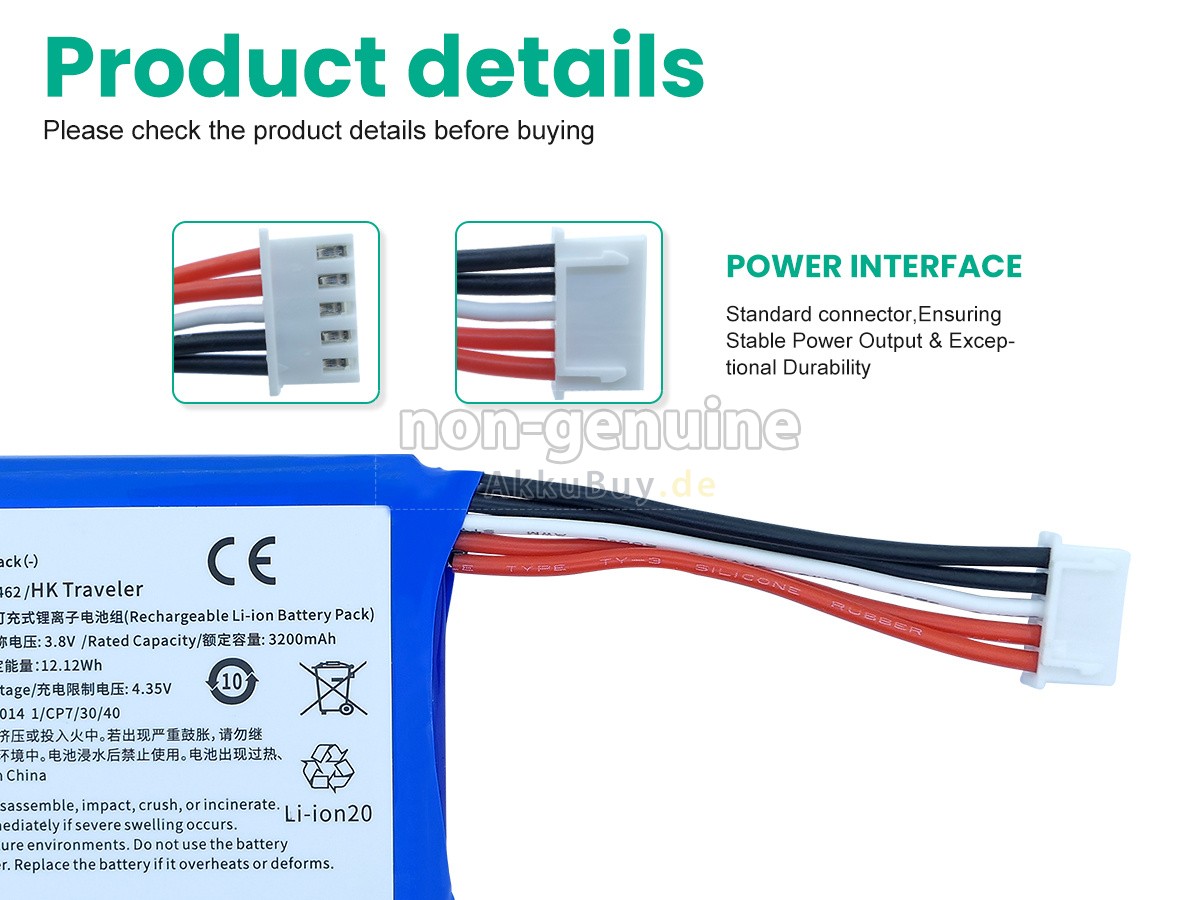 Harman Kardon HTRAVBLK-00050 Ersatzakku