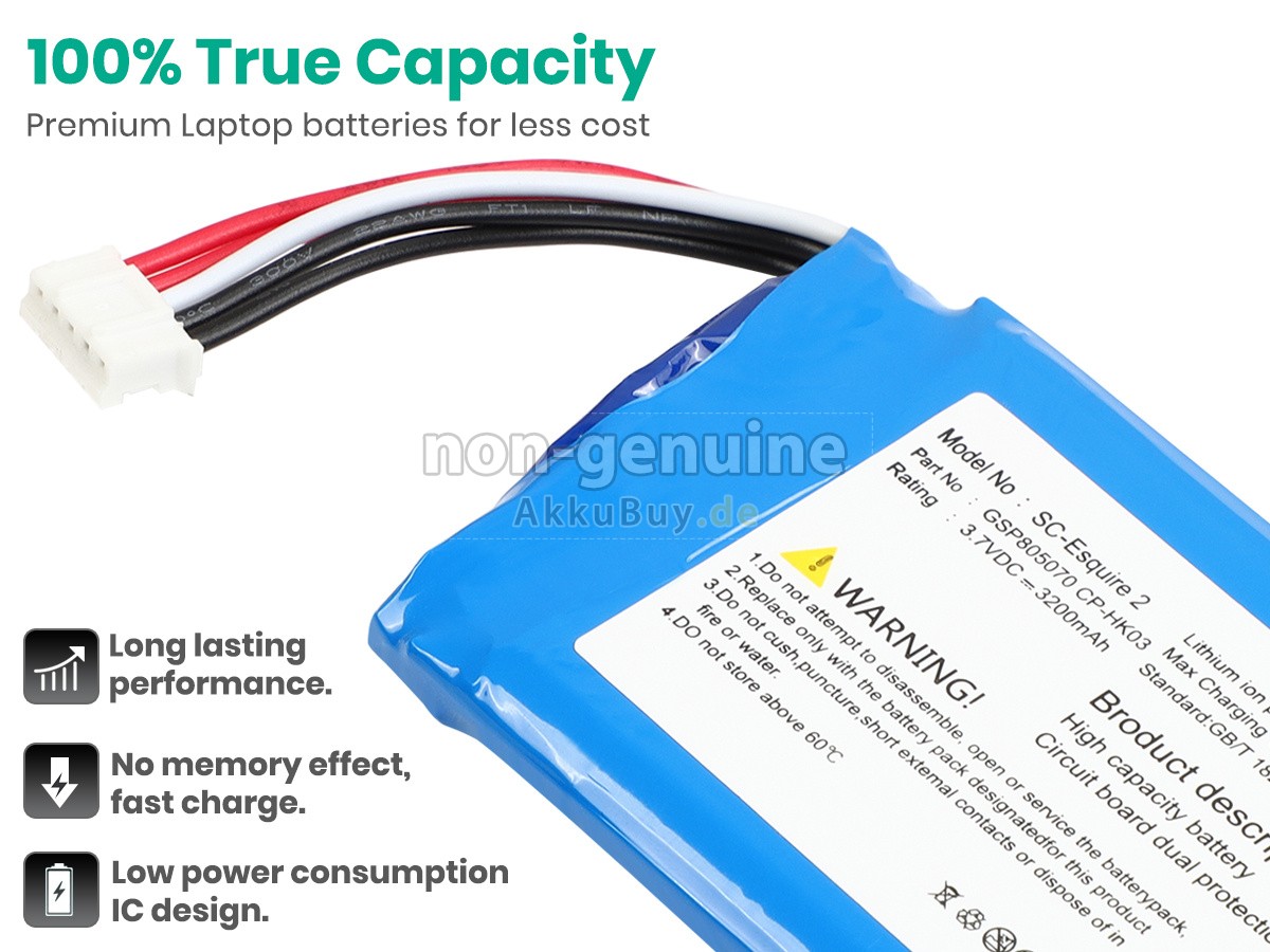 Harman Kardon ESQUIRE 2 Ersatzakku