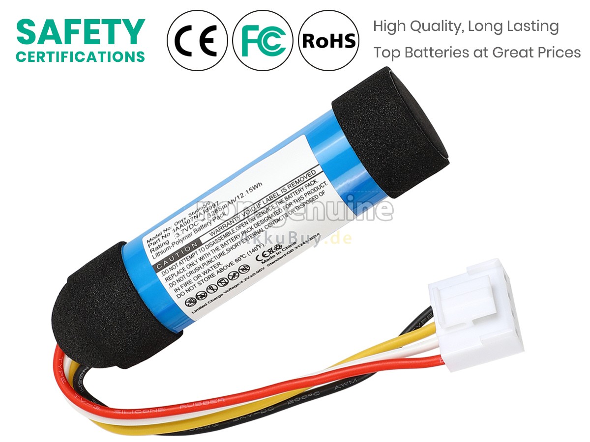 Harman Kardon HKOS6BLKSG Ersatzakku