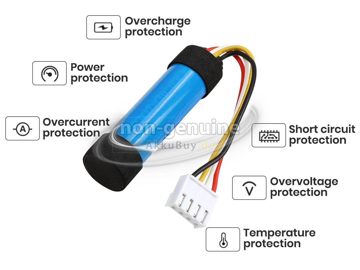 Harman Kardon HKOS6BLKSG Ersatzakku