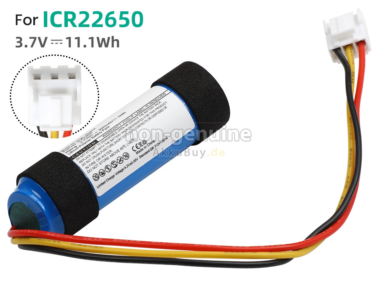 Harman Kardon ICR22650 Ersatzakku