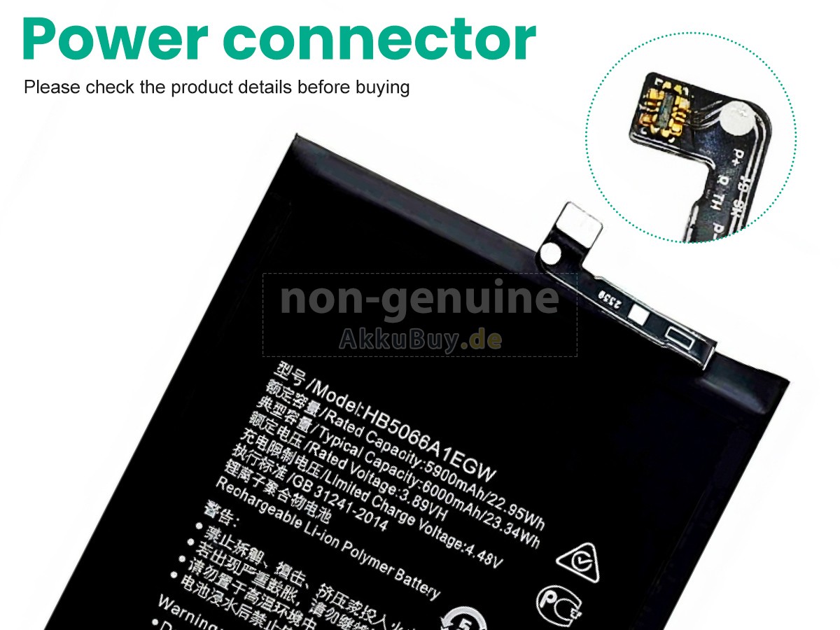 Honor HB5066A1EGW Ersatzakku