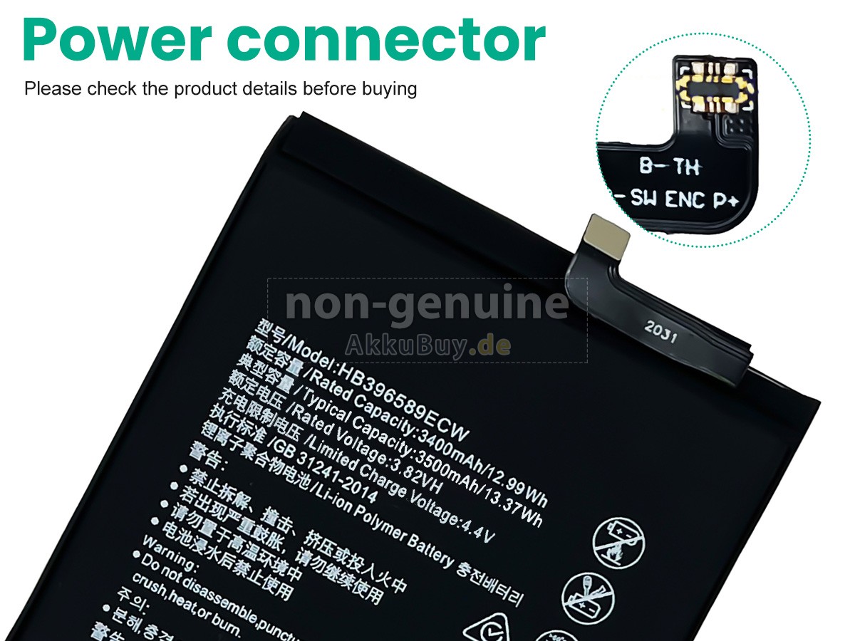 Huawei HB396589ECW Ersatzakku