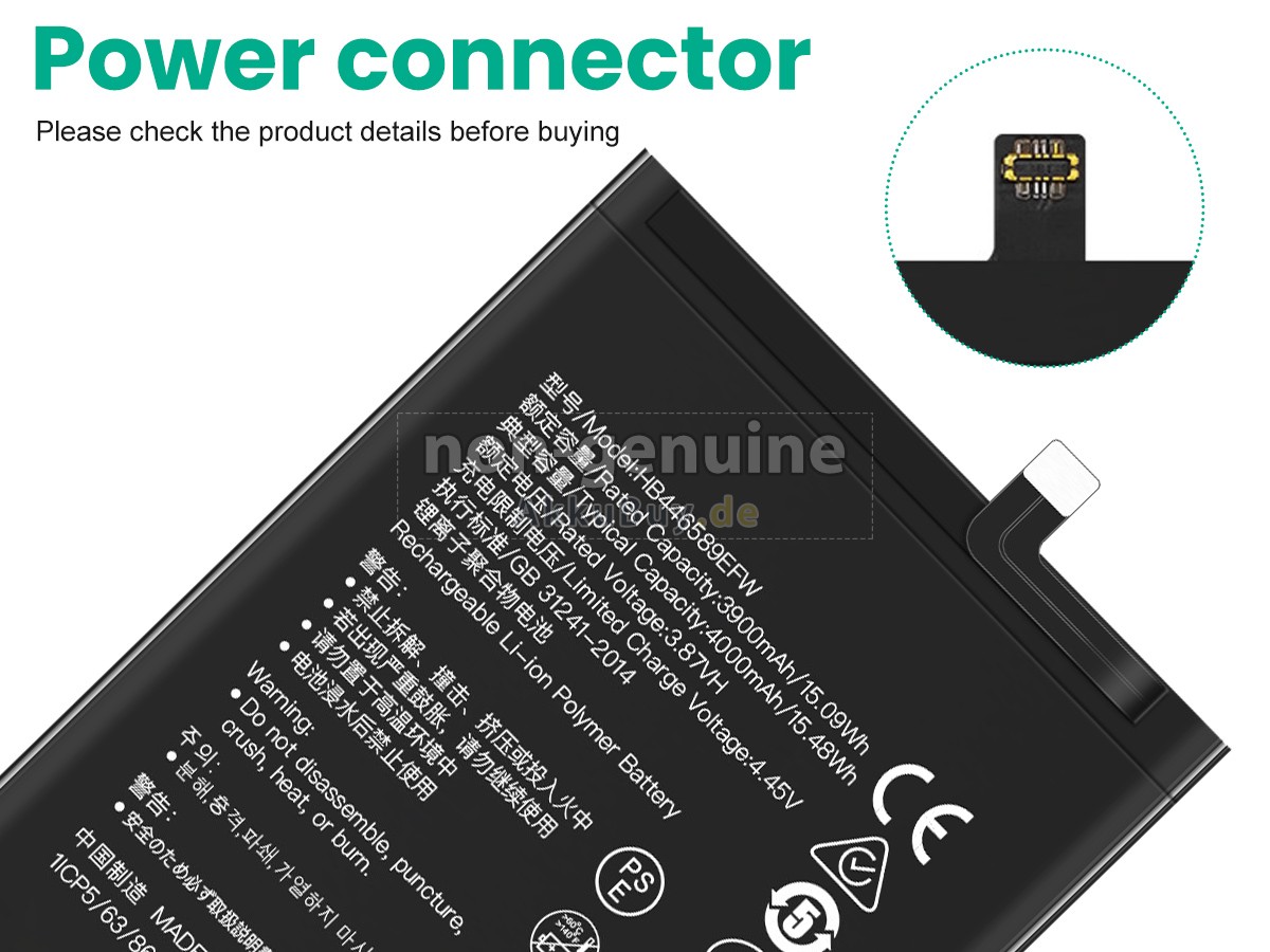 Huawei HB446589EFW Ersatzakku