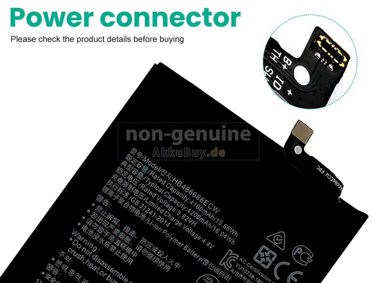 Huawei Y9A Ersatzakku