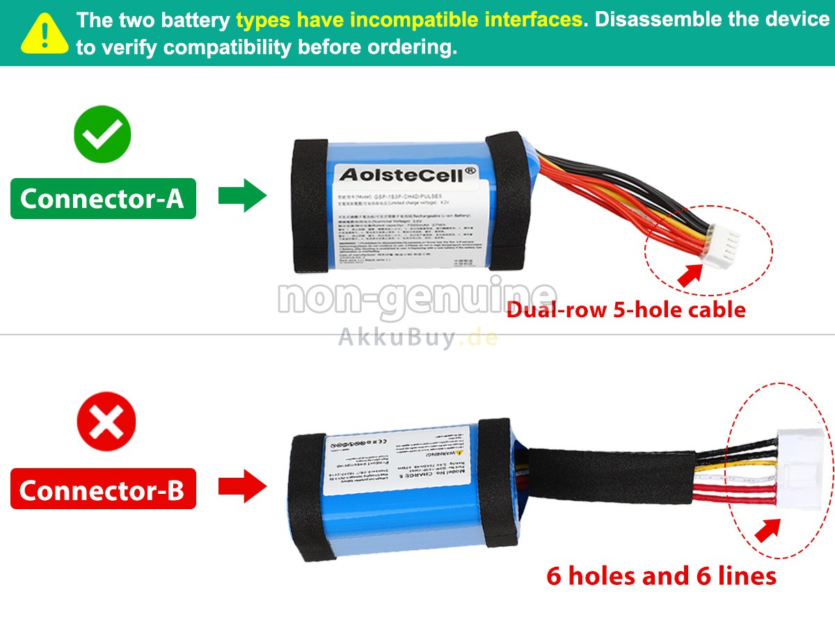 JBL GSP-1S3P-CH4D Ersatzakku