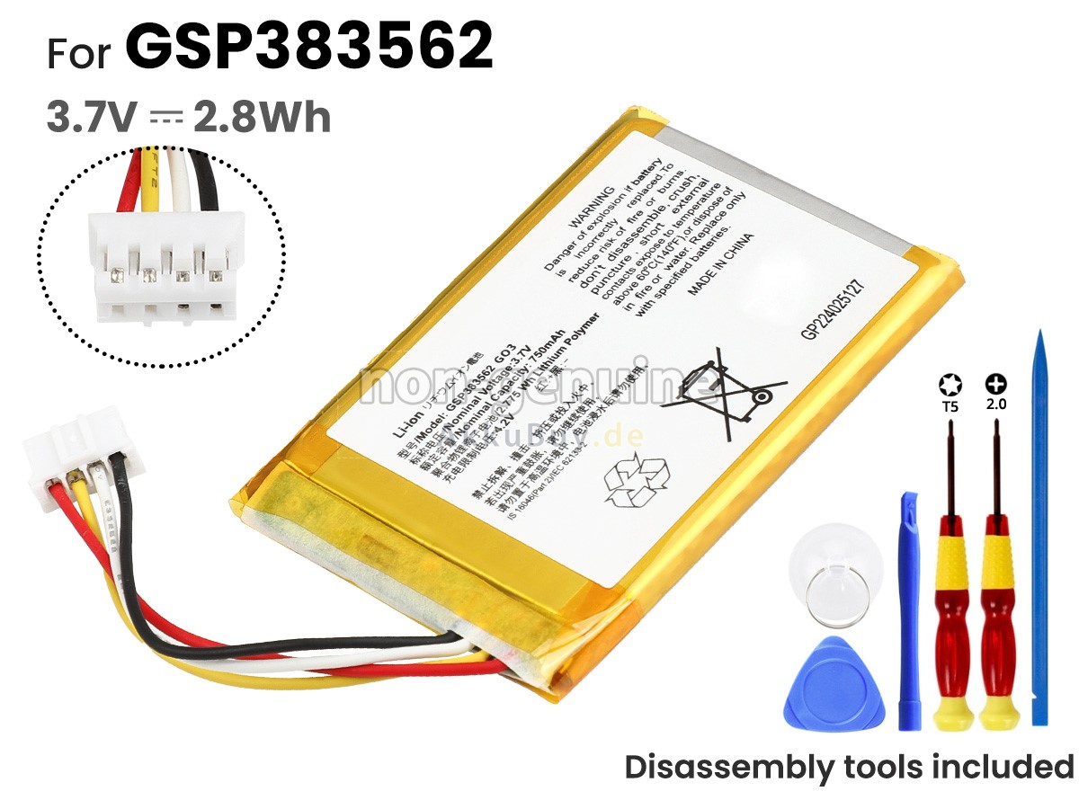 JBL GSP383562 Ersatzakku