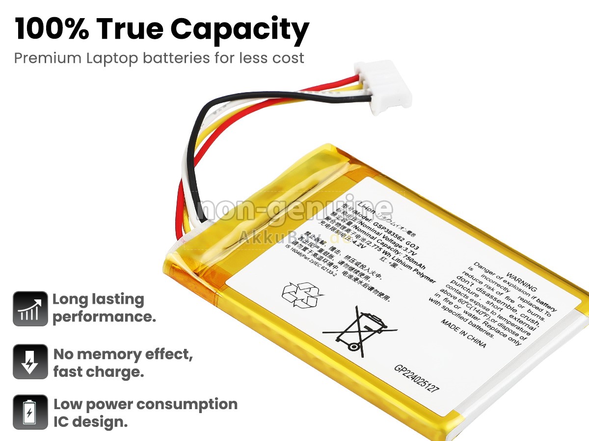 JBL GSP383562 Ersatzakku