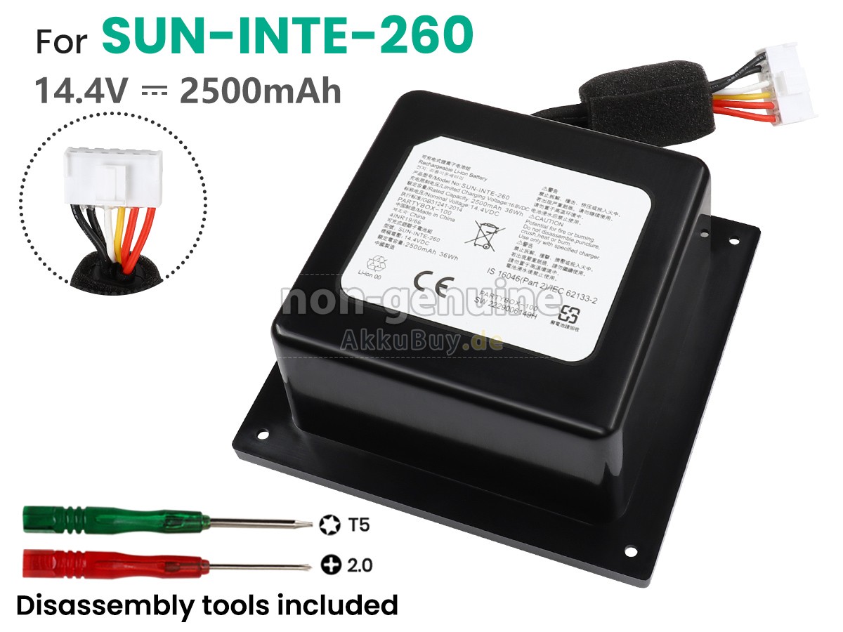 JBL SUN-INTE-260 Ersatzakku