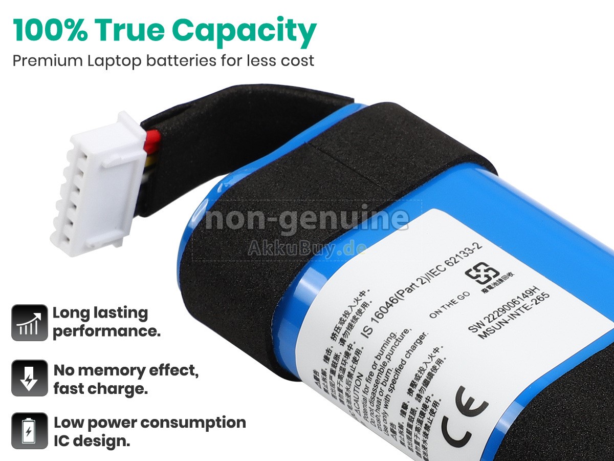 JBL SUN-INTE-265Z Ersatzakku