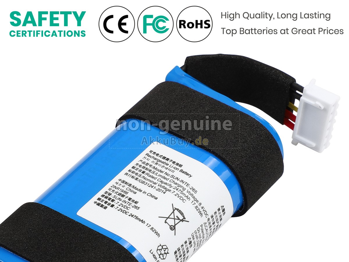 JBL SUN-INTE-265Z Ersatzakku