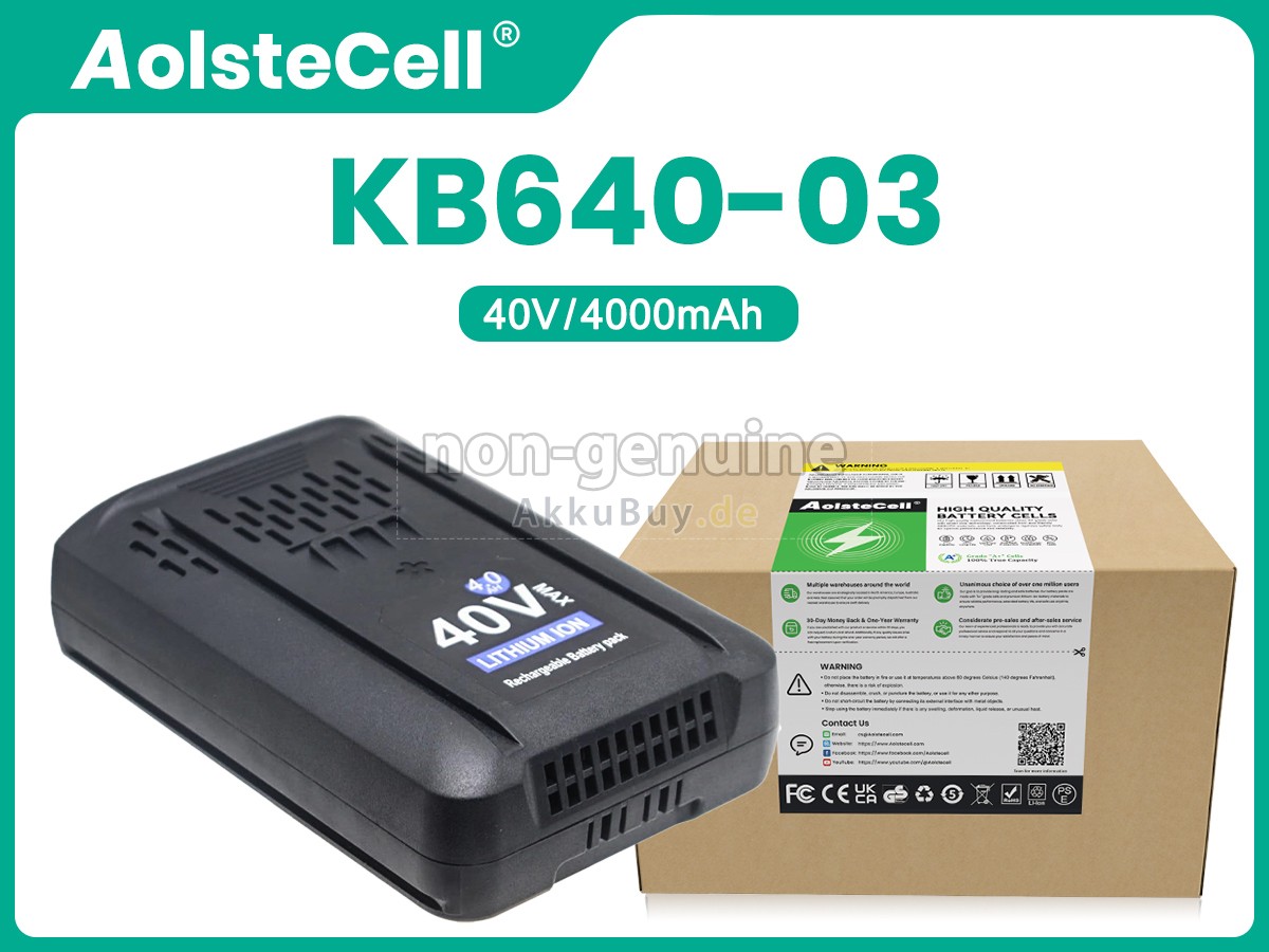 Kobalt KRC60 Ersatzakku