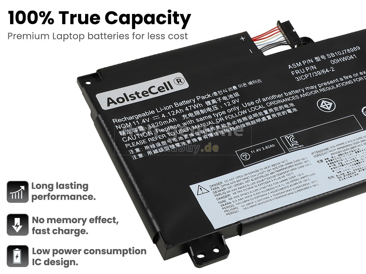 Lenovo 00HW040 Ersatzakku