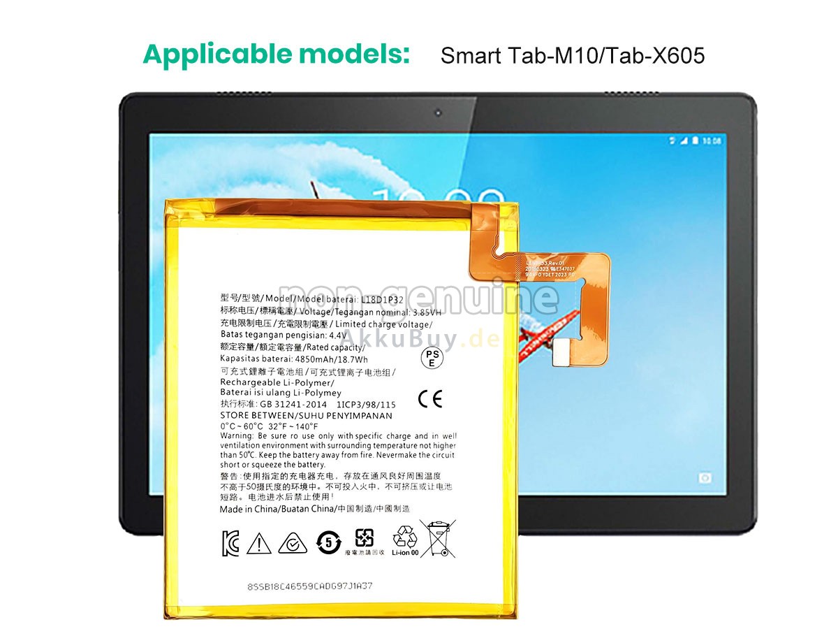Lenovo TB328FU Ersatzakku