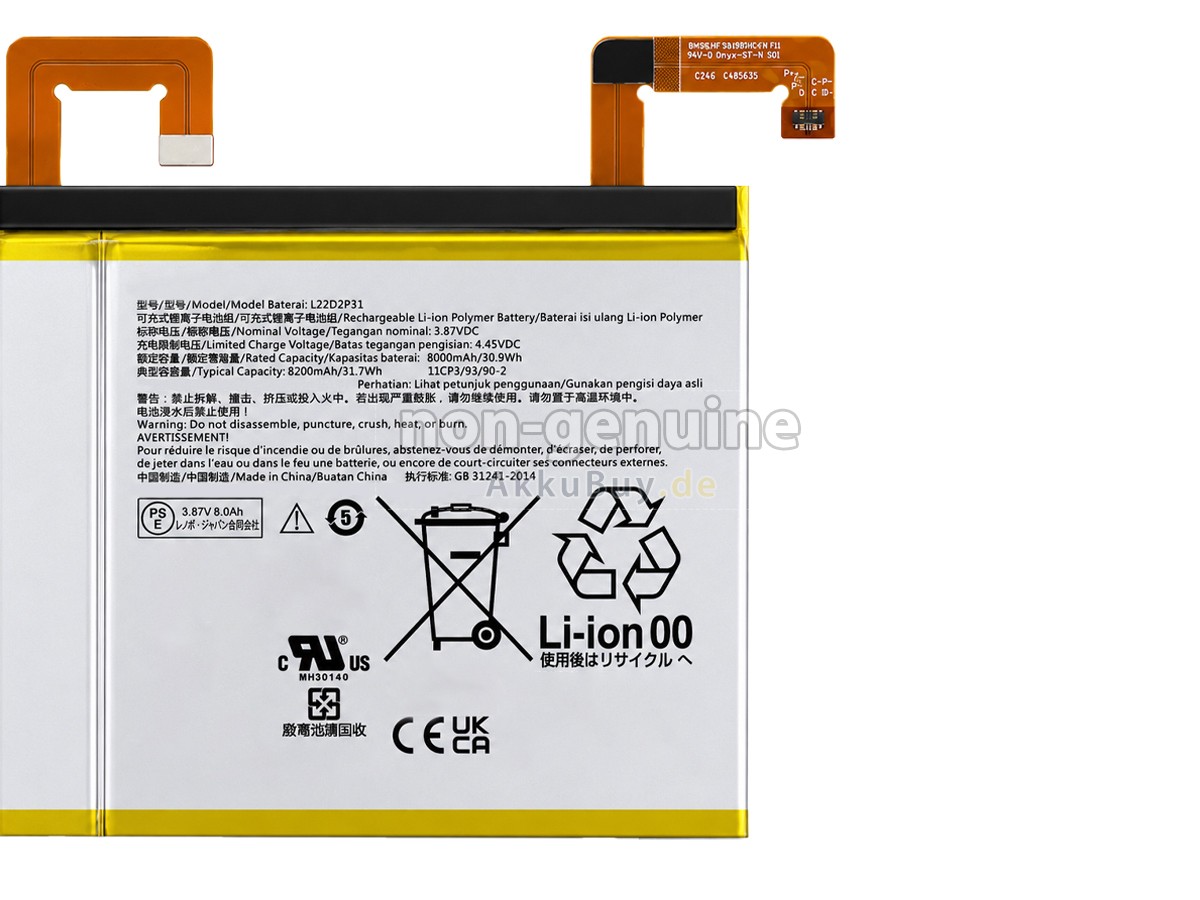 Lenovo L22D2P31 Ersatzakku