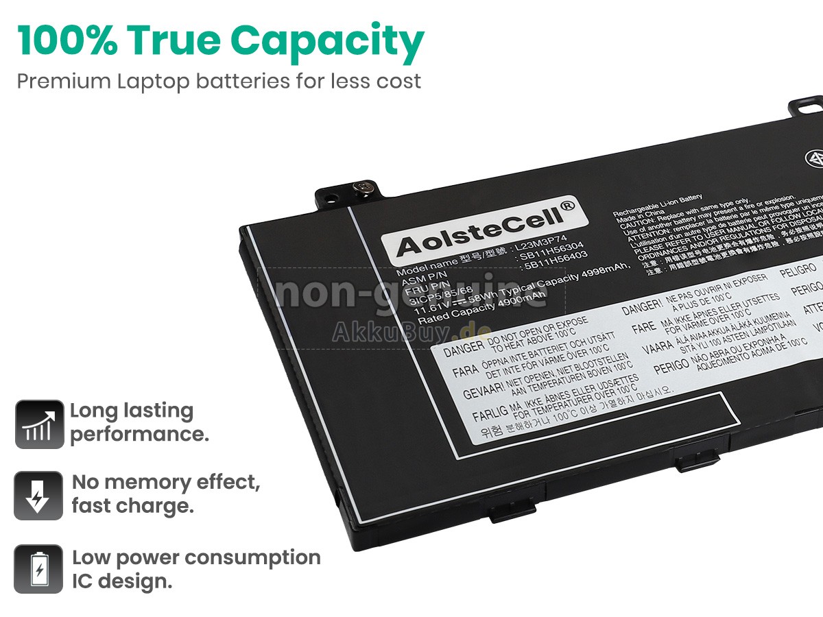 Lenovo 5B11H56403 Ersatzakku