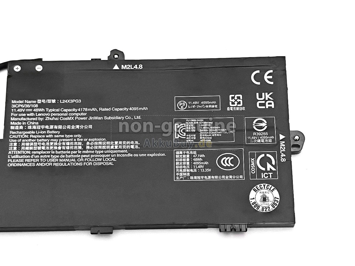 Lenovo L24X3PG3 Ersatzakku