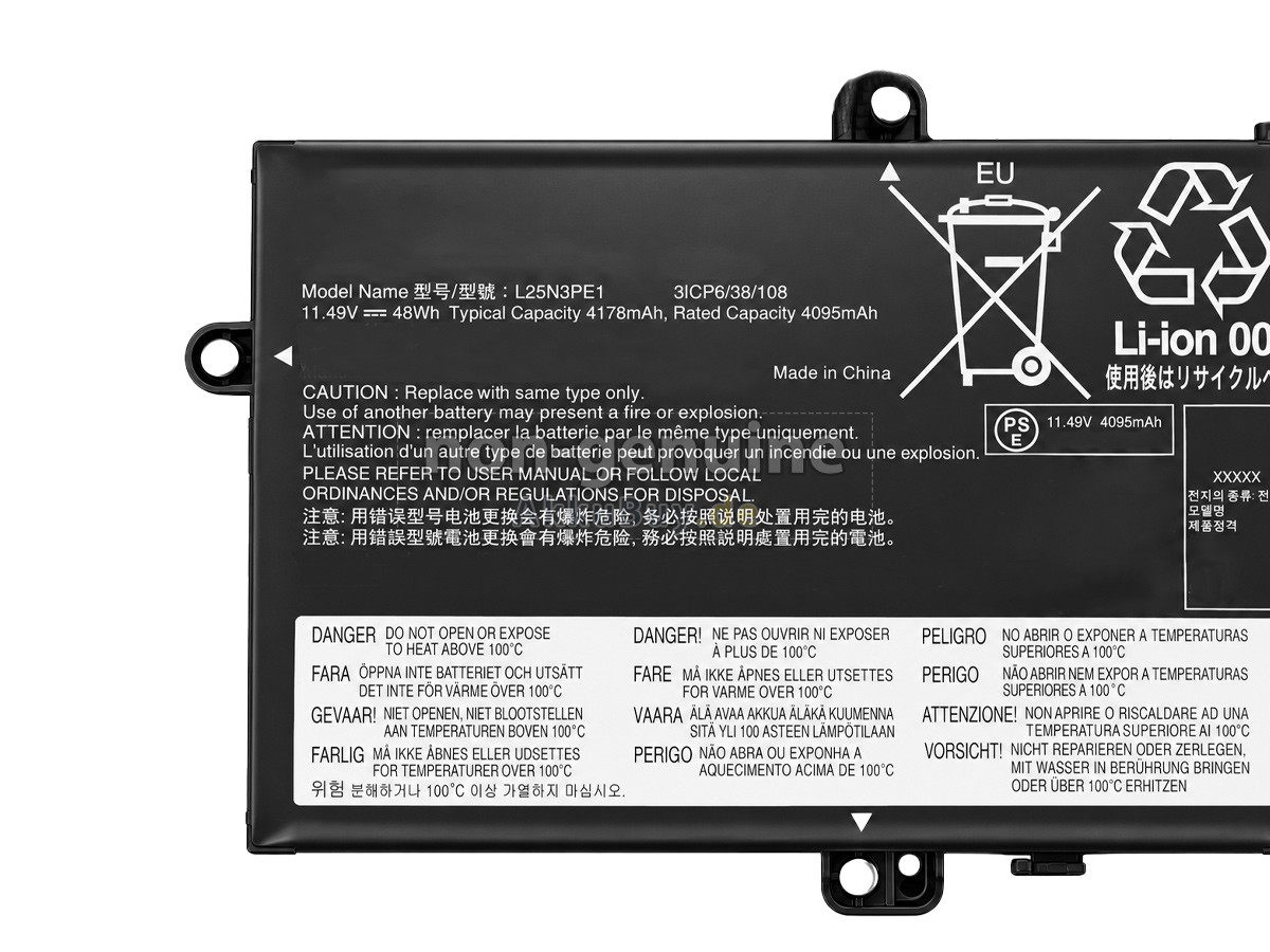 Lenovo THINKBOOK 16 G9 IRL-21US00AHAD Ersatzakku