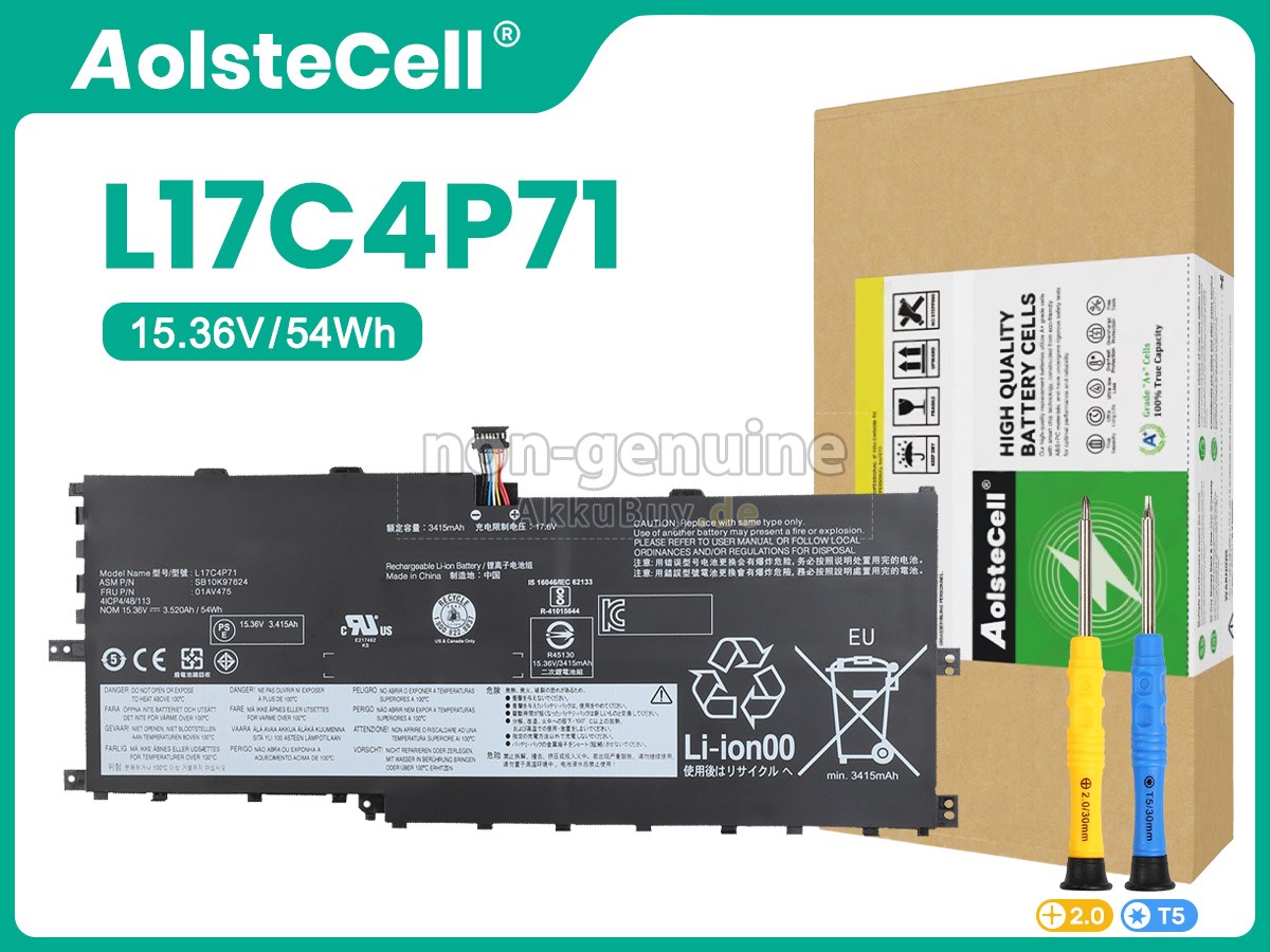 Lenovo ThinkPad X1 YOGA 3RD GEN-20LE000XUK Ersatzakku