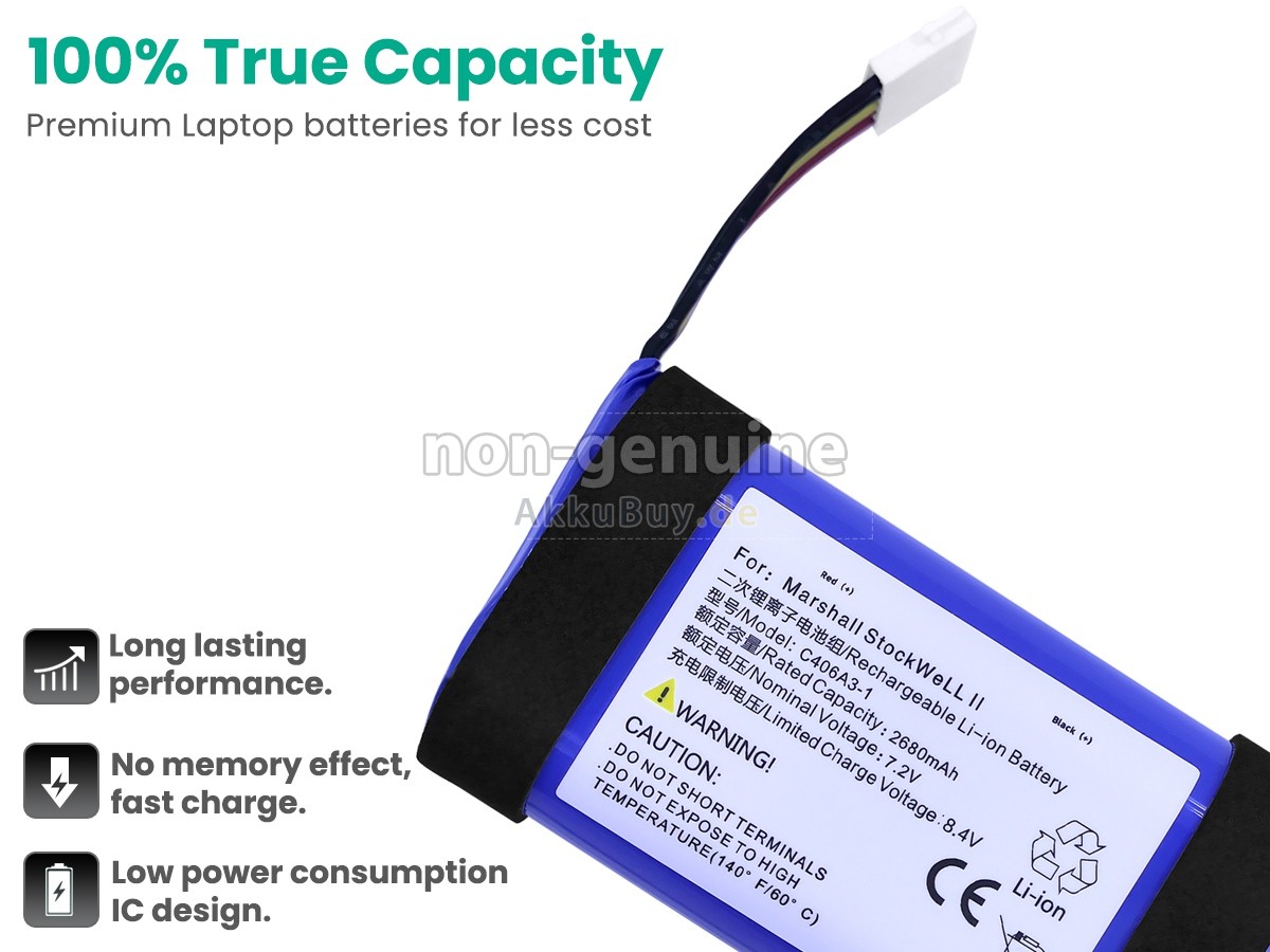 Marshall C406A3-1 Ersatzakku