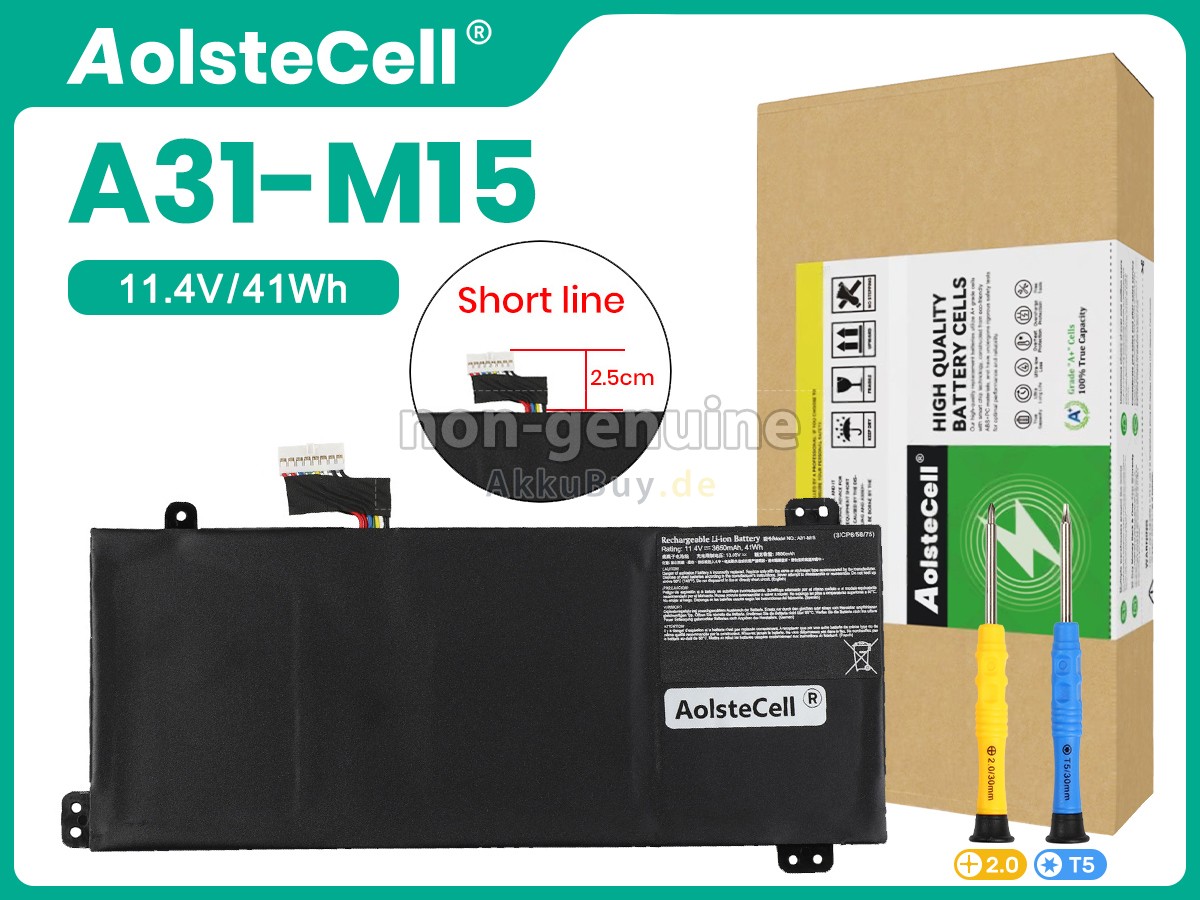 Medion A31-M15-SHORTLINE Ersatzakku