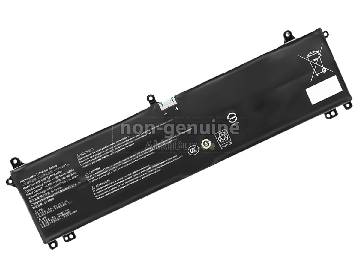 MSI KATANA 17 B13 MS17U1 Ersatzakku